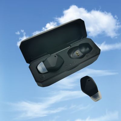 Alat Bantu Pendengar Berwarna Hitam Dapat Diisi Ulang