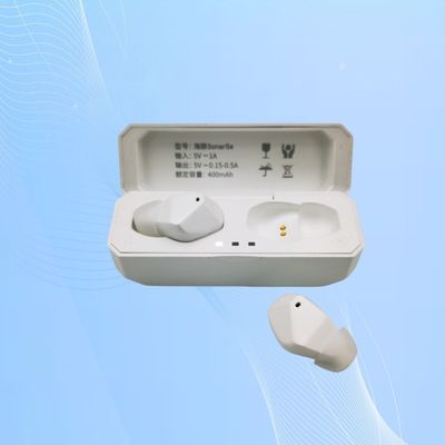 Otomatis OTC Invisible Hearing Aids 113dB Alat bantu dengar tak terlihat isi ulang 6 unit