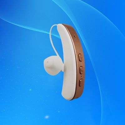 Alat Bantu Dengar OTC 9 Tingkat BTE Isi Ulang 24 Jam Bluetooth Penguat Pendengaran Digital