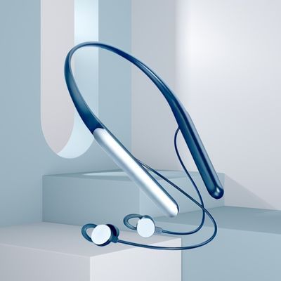 Silicone Neckband Alat bantu dengar isi ulang Echo Suppression Mini Digital Hearing Aid