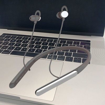 Black 80hr Alat Pendengar di Sekitar Leher ROHS Bluetooth Alat Pendengar Bantuan