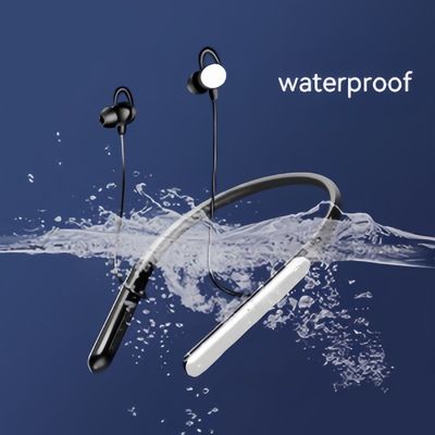 Alat Bantu Dengar Leher Bluetooth Tahan Air Isi Ulang Digital Penguat Pendengaran Siaga Panjang