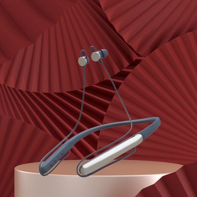 Baterai diperpanjang Alat bantu dengar nirkabel 80hr Noise Reduction Neckband Alat bantu dengar