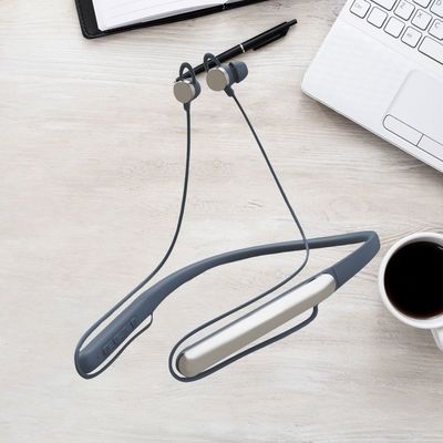 Headset Bluetooth Alat bantu telinga 80 jam FCC Amplifier Suara untuk Pendengar yang cacat