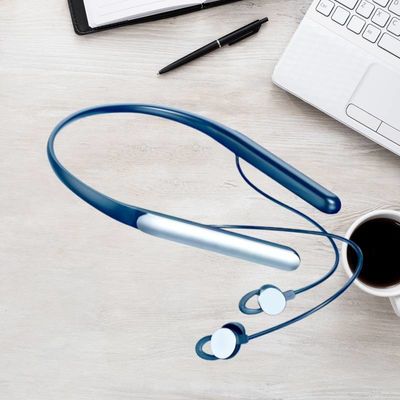 Alat bantu dengar leher Bluetooth pengurangan kebisingan dapat diisi ulang Alat bantu dengar untuk kejelasan bukan volume