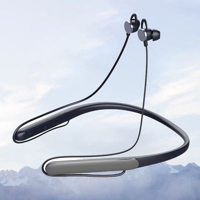 4 Program 80 Jam Baterai Hidup Neckband Alat Bantu Mendengar Dengan Konektivitas Bluetooth