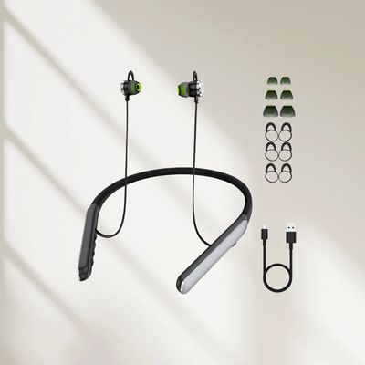 IPX5 Waterproof Neckband Digital Chip untuk Kinerja Audio Superior