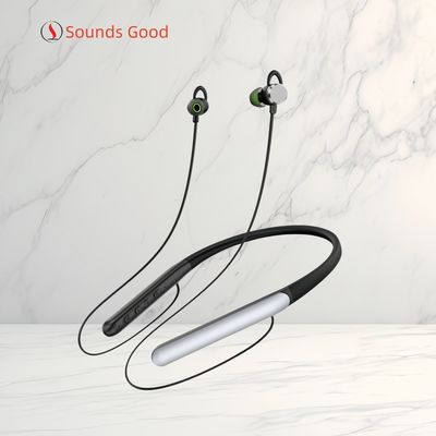 Alat bantu dengar ikat leher yang dapat diisi ulang dengan penghapusan kebisingan instan dan output suara 110dB±5dB Sertifikasi CE