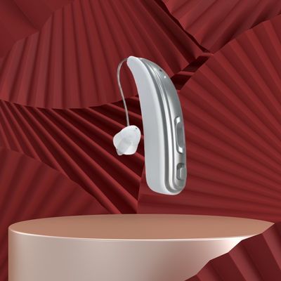 BTE Alat bantu dengar OTC yang tidak terlihat dengan pembatalan kebisingan dan desinfeksi ultraviolet