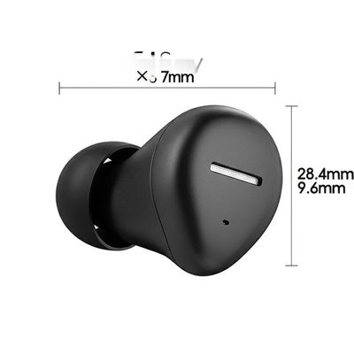 28.4mm × 9.9mm × 7.6mm Earphone Bluetooth Dalam Telinga dengan Sertifikasi RSL SCCP dan Audio di Industri Musik